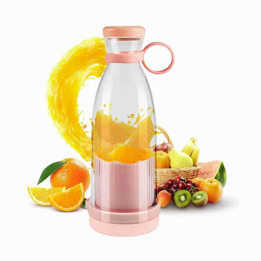 Garrafa Juicer Mini Liquidificador Portátil Recarregável Pré treino Suco Detox