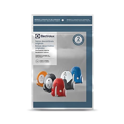 Kit 3 Sacos de Aspirador de Pó Electrolux – Modelos: NEO11, NEO16, LISTO, LISTP, NEO12 (SBENE)