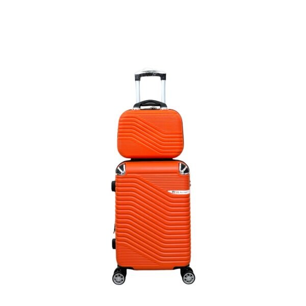kit de Mala De Viagem 10 KG 4 Roda Gira 360 Grau Fibra + Frasqueira SKU:4567