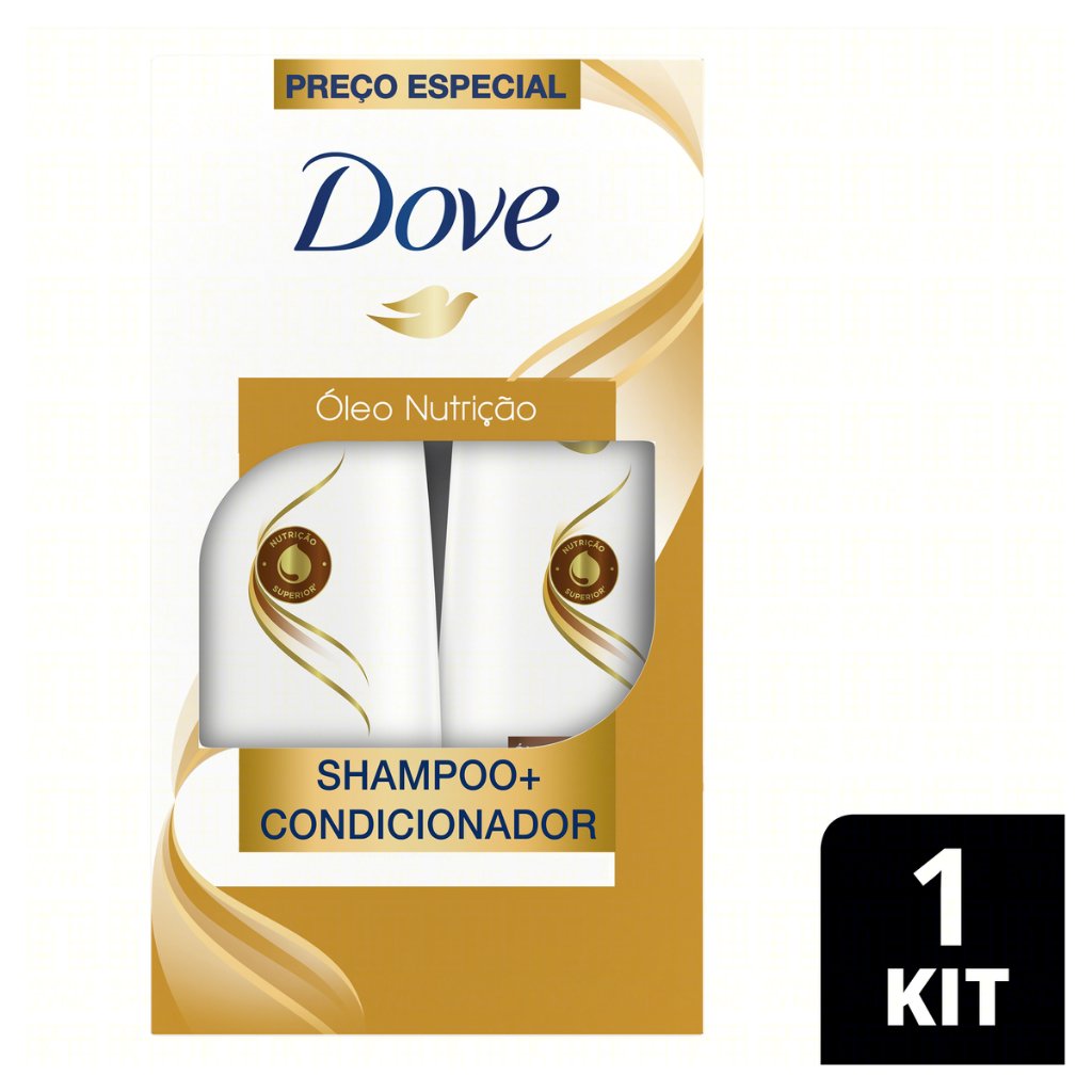 Kit Dove Óleo Nutrição Shampoo 350ml + Condicionador 175ml