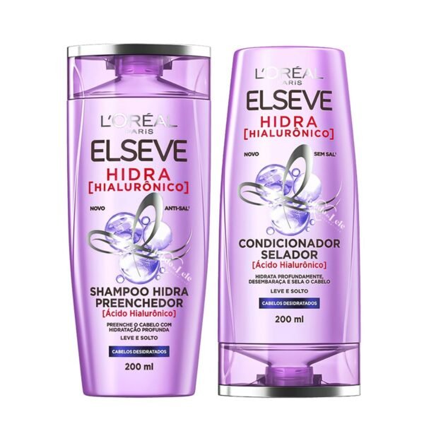 Kit Elseve Hidra Hialurônico Shampoo + Condicionador Loréal