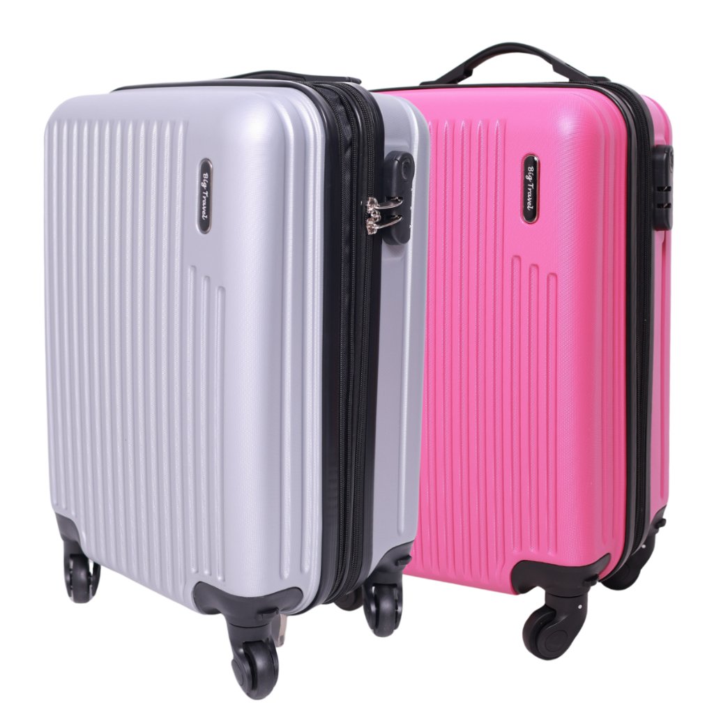 Kit Mala Casal 10Kg Com Extensor Viagem Giratória Anti-Furto Abs Férias