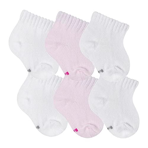 Kit Meia 6 Pares Bebês Recém Nascido RN Menina REF 4500, Tamanho 0 a 12 meses