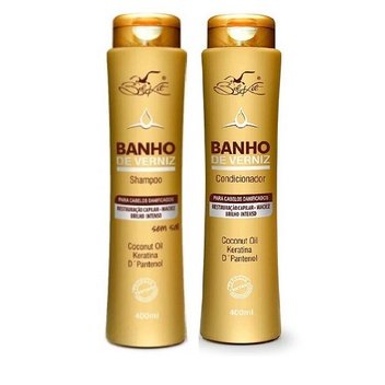 Kit Shampoo e Condicionador Banho de Verniz Belkit – 2 Itens