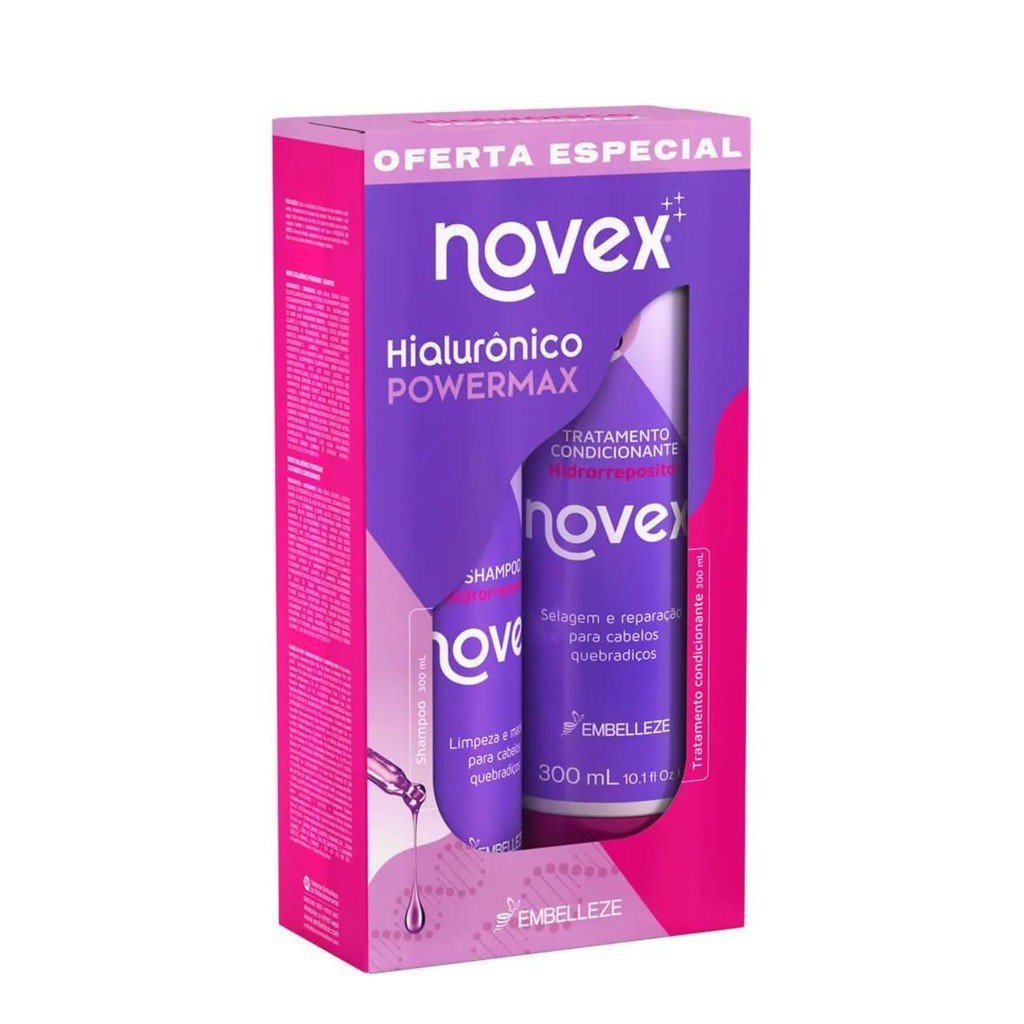 Kit Shampoo E Condicionador Novex Harmonização Capilar 300ml