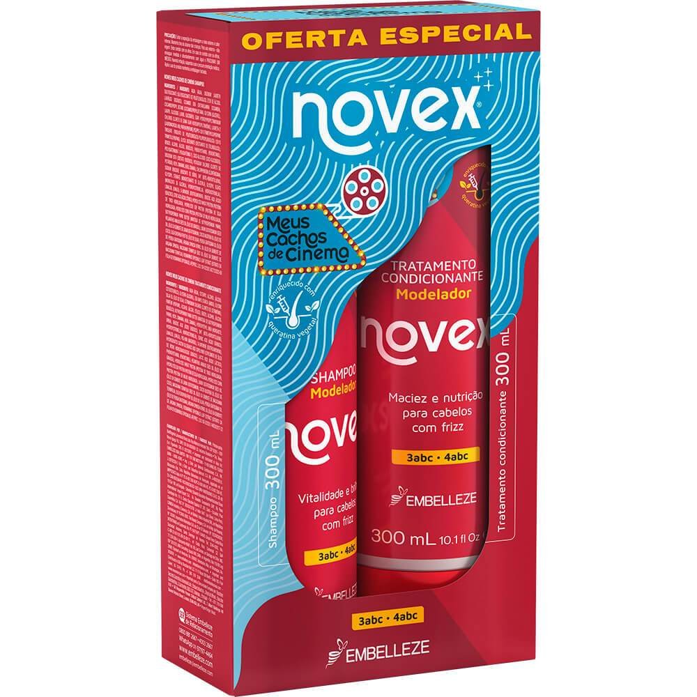 Kit Shampoo e Condicionador Novex Meus Cachos de Cinema 300ml