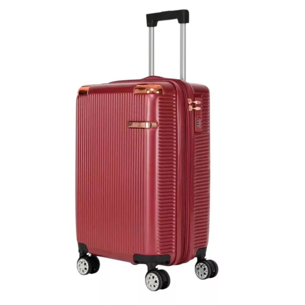 Mala De Bordo Linha Premium 10KG Zíper Dupla Rodinha Dupla 360° Cadeado Embutido Material Leve ABS