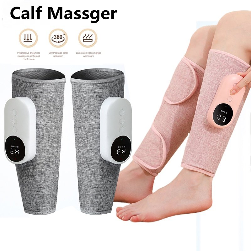 Massageador Elétrico De Perna De Pés Cuidados Com A Saúde Músculo Profundo Relaxamento Da Pressão Do Ar Compressor Quente Massagem Alívio Dor Corporal