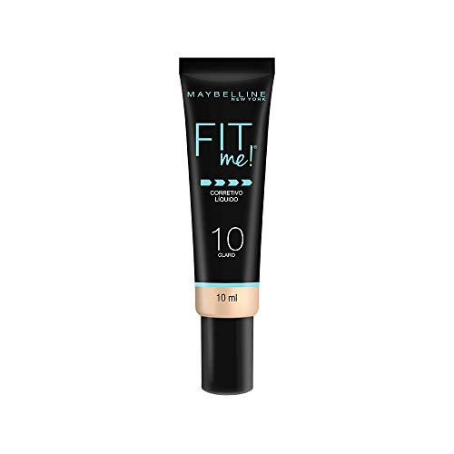 Maybelline NY Corretivo Líquido Efeito Matificador Fit Me 10 Claro, 10 mL