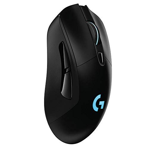 Mouse Gamer Sem Fio Logitech G703 LIGHTSPEED com RGB LIGHTSYNC, 6 Botões Programáveis, Sensor HERO 25K e Bateria Recarregável – Compatível com POWERPLAY