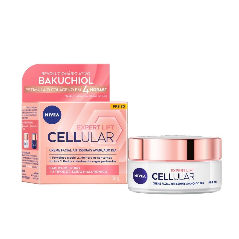 Creme Facial Antissinais Cellular Lift Dia FPS 30 50ml NIVEA