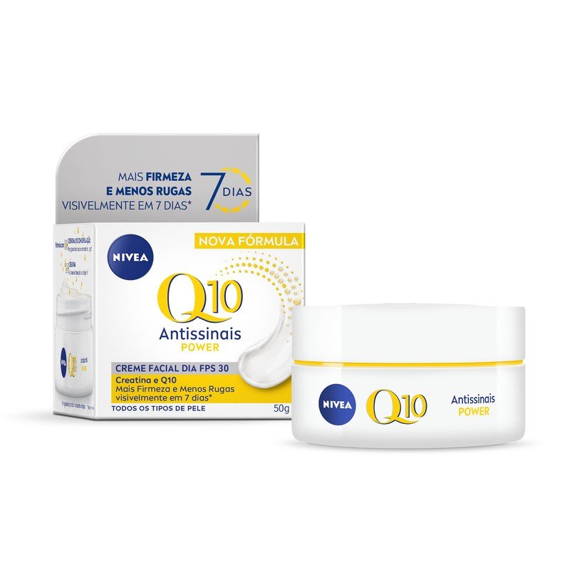 Creme Facial Antissinais Q10 Power Dia FPS 30 50g NIVEA