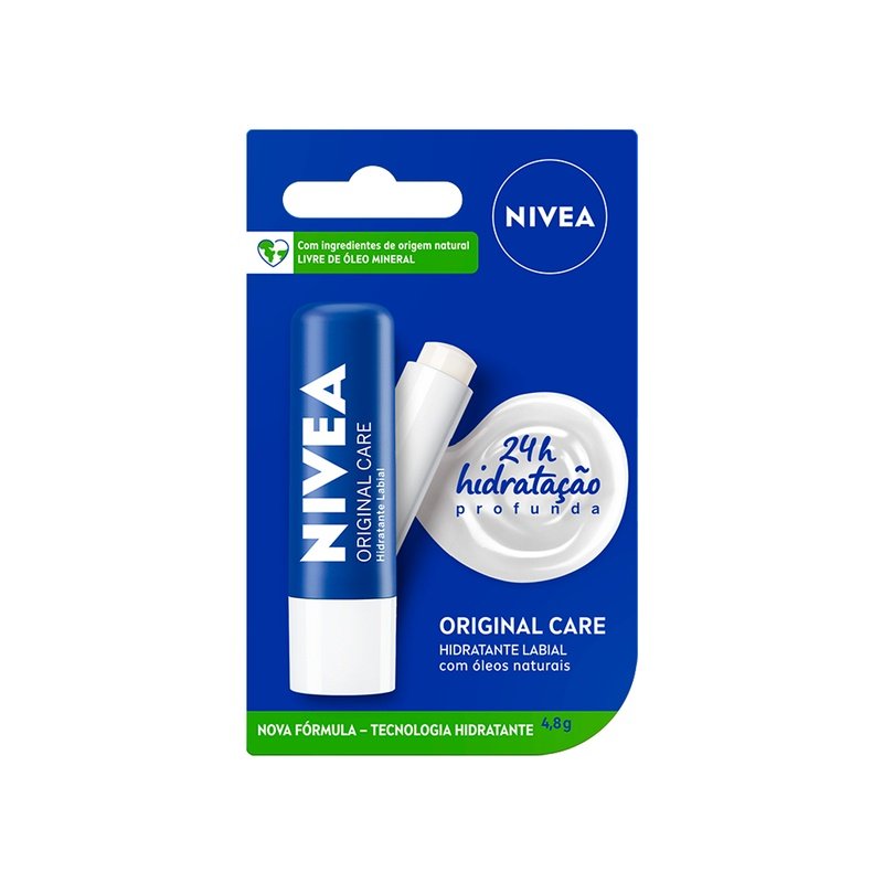 Hidratante Labial Original Care 4,8g NIVEA