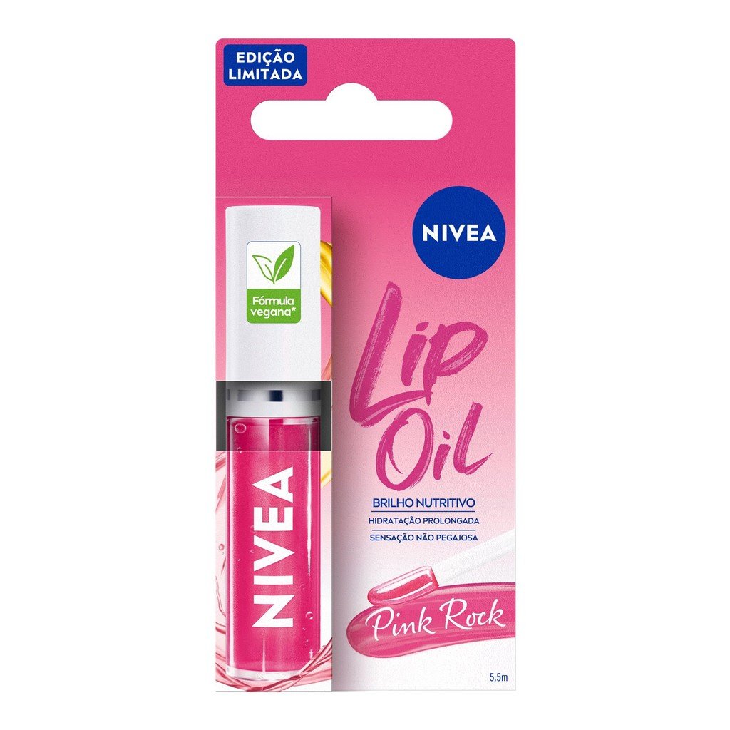 Lip Oil Brilho Nutritivo Pink Rock 5,5ml NIVEA