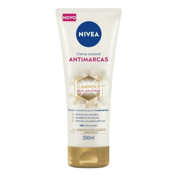 NIVEA LUMINOUS 630® Creme Corporal Antimarcas 200ml