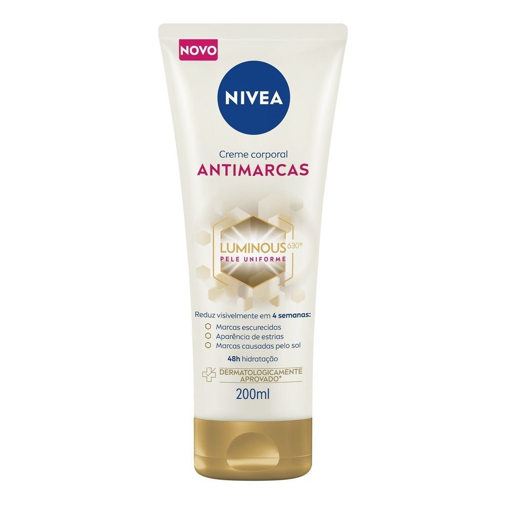 NIVEA LUMINOUS 630® Creme Corporal Antimarcas 200ml