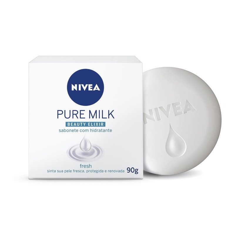 Sabonete em Barra Pure Milk Fresh 90g NIVEA