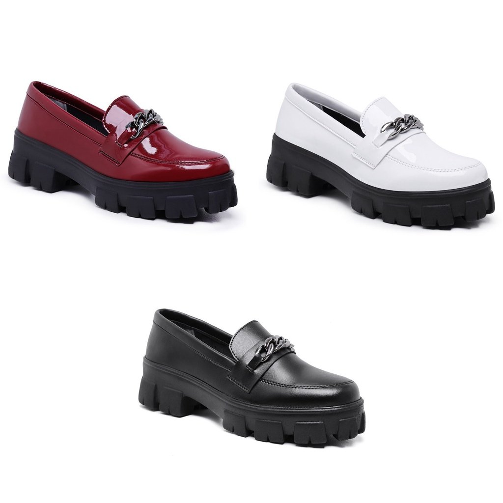 Oxford Feminino Mocassim  Sola Tratorada