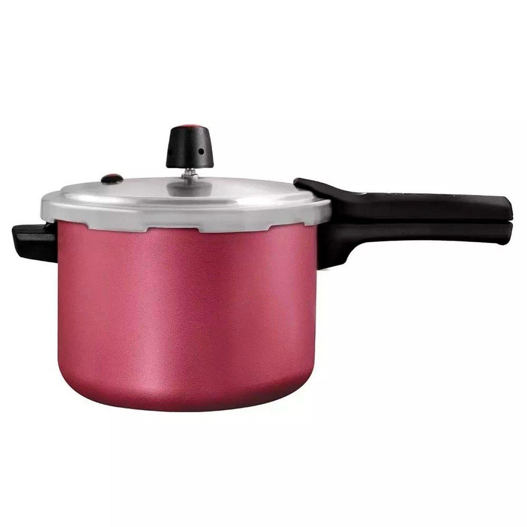 Panela de Pressão Alumínio Magnific 4,5L Fechamento Externo Cereja – Panelux