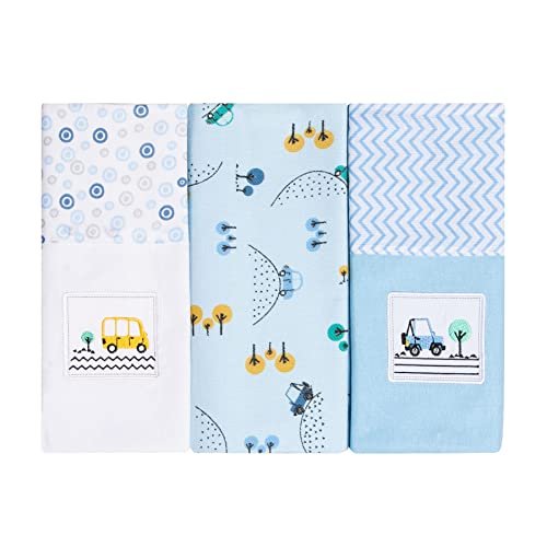 Papi Textil Cueiro Manta Bordados Karinho 80Cm X 80Cm Contem 03 Un