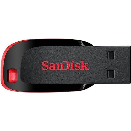Pen Drive Cruzer Blade, SanDisk, 64GB, SDCZ60-064G-B35, Preto