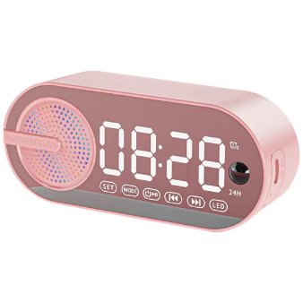 Rádio Retrô Portátil com Caixa de Som e Exibição de Hora Bluetooth – AD-521 Altomex