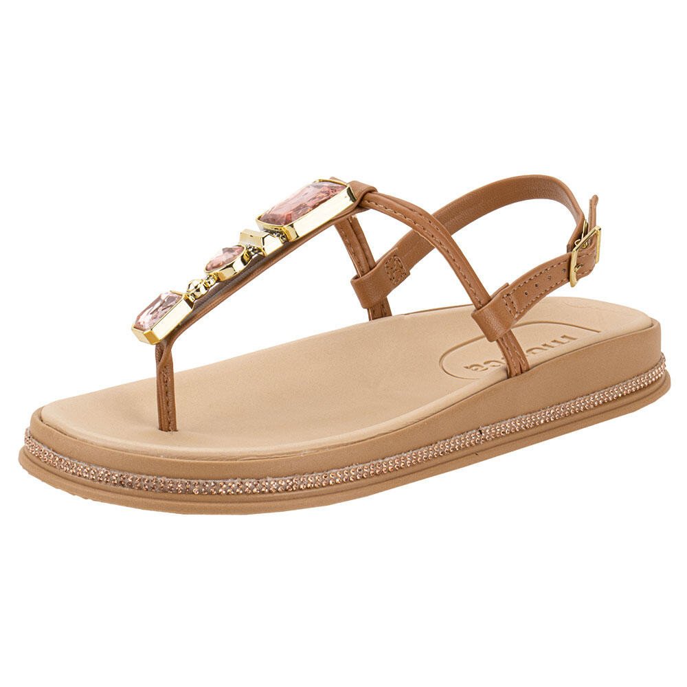 Sandália Feminina Flat Moleca Sandalia