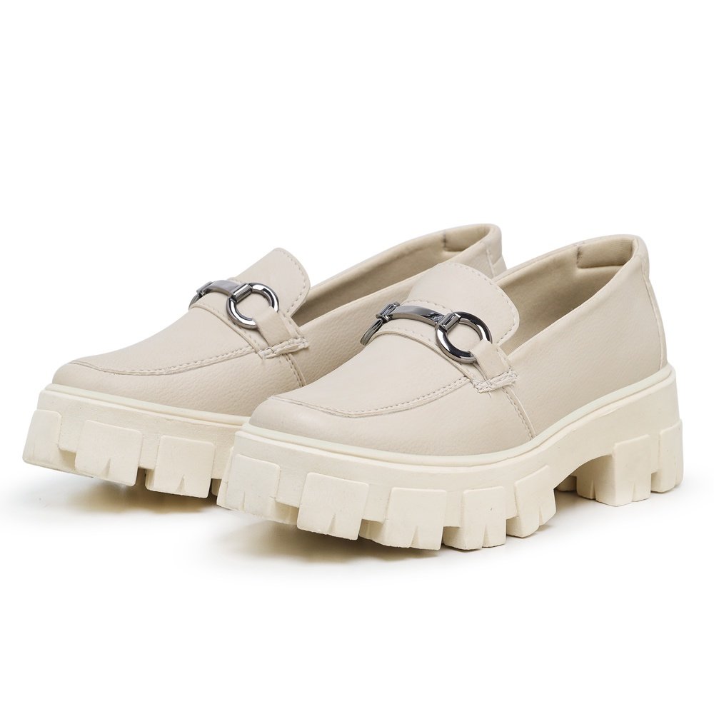 Sapato Mocassim Blogueira Feminino Clássico Conforto Tratorado Original