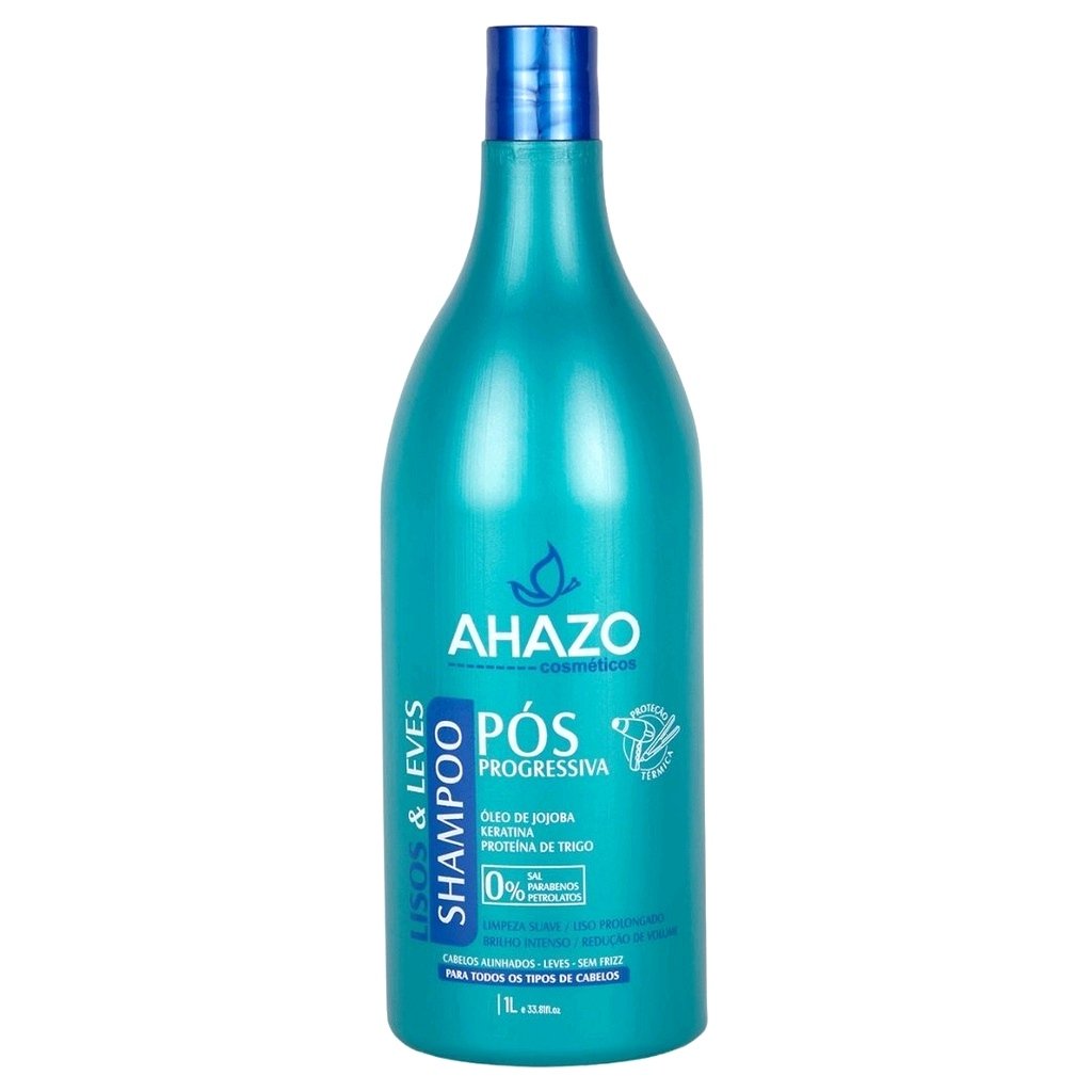Shampoo de Cabelo Pós Progressiva 1 Litro Ahazo Cosméticos