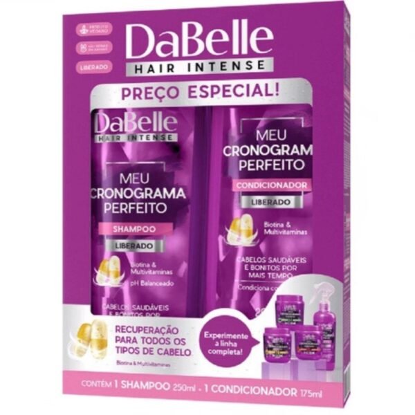 Shampoo e Condicionador DaBelle Meu Cronograma Perfeito