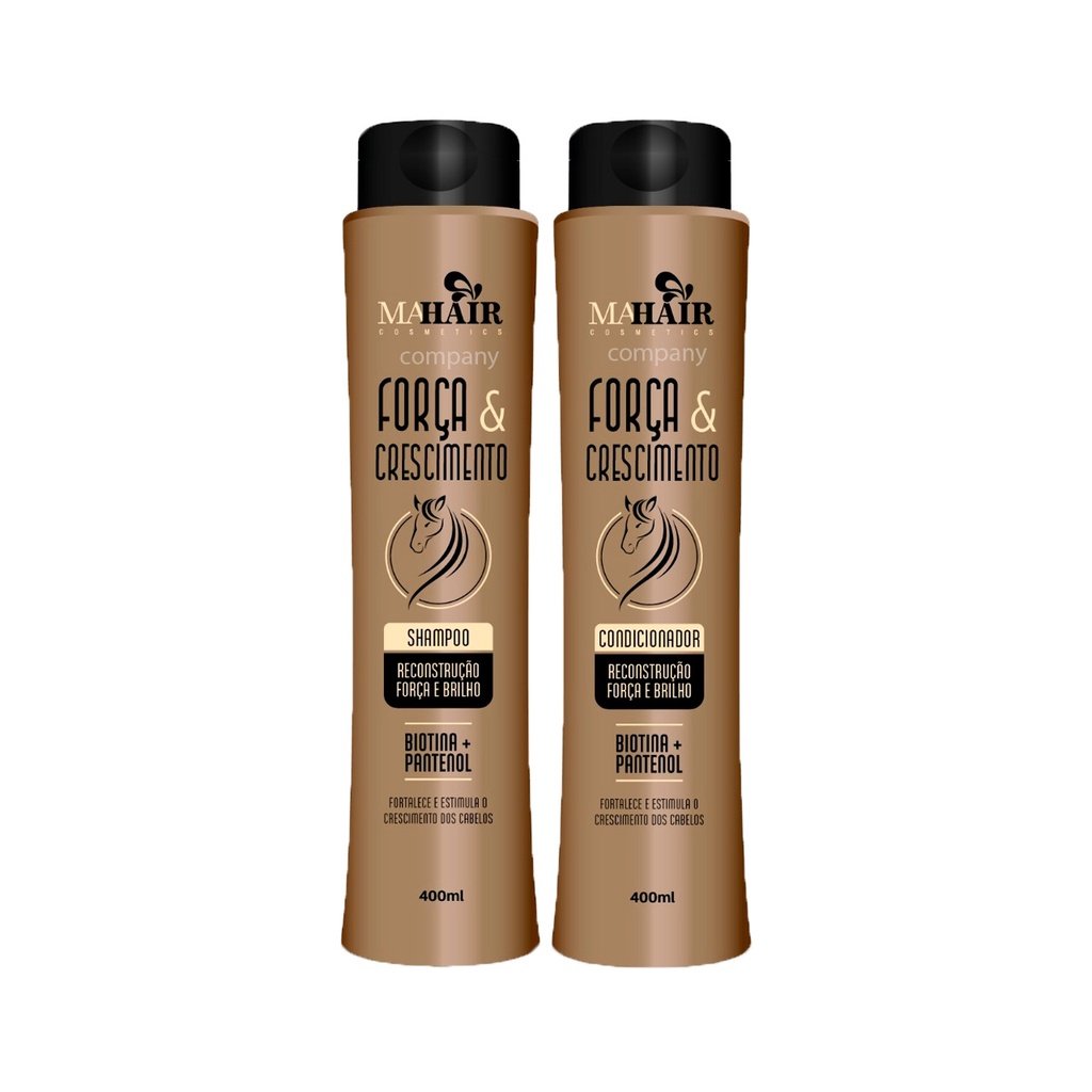 Shampoo e Condicionador Força e Crescimento MAHAIR 2 Produtos