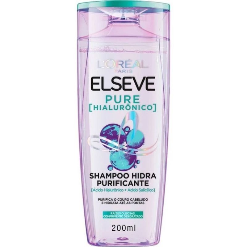 Shampoo L’Oréal Paris Elseve Pure Hialurônico 200ml Loreal