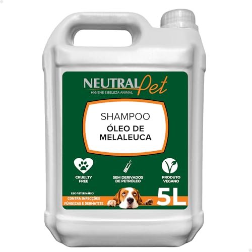 Shampoo Pet Antifúngico Cachorro Gatos 5lts Melaleuca