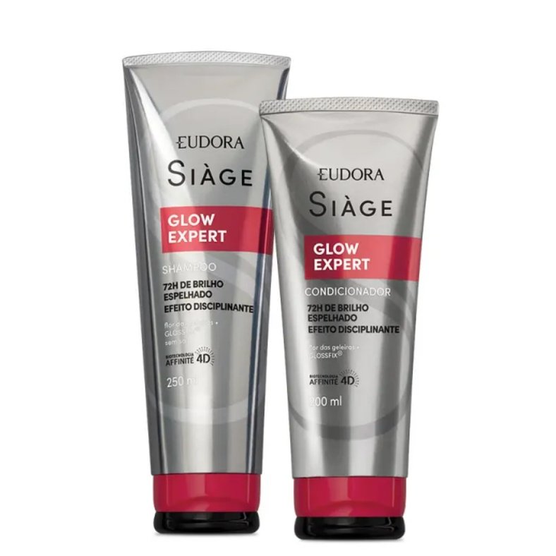 Siage Glow Expert: Shampoo 250ml + Condicionador 200ml