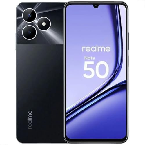 Smartphone Realme Note 50 RMX3834 3 GB de RAM/64 GB/Tela 6.74″/Dual Sim LTE – Preto