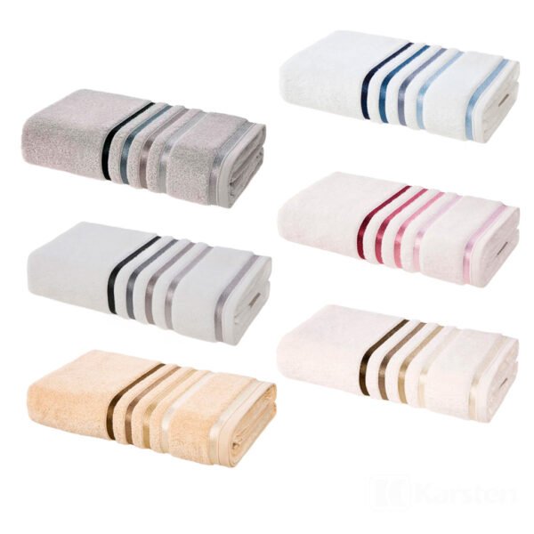 Toalha Banho Fio Penteado Karsten 70x140CM Várias Cores