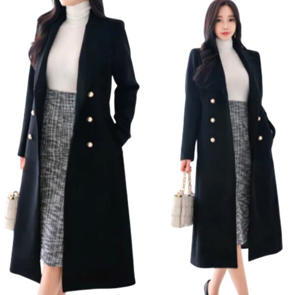 Casaco Feminino Cardigan Longo Casaquinho Estilo Sobretudo Blusão Comprido