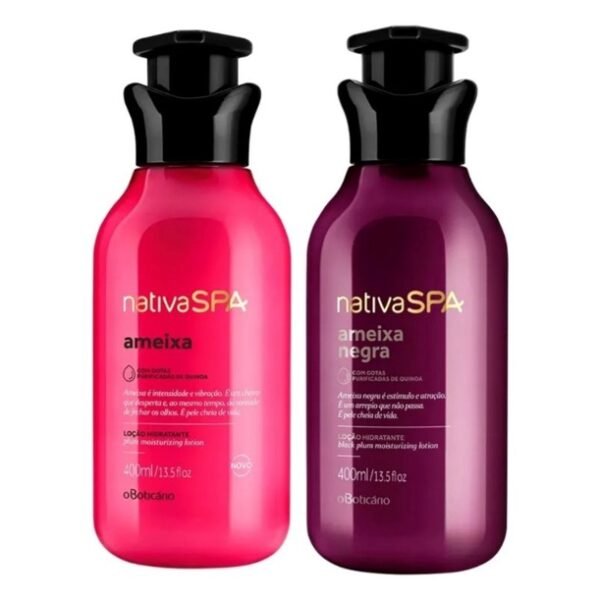 Creme corpo O boticário nativa spa, loção hidratante corporal cuide-se bem o boticário 350/400ml