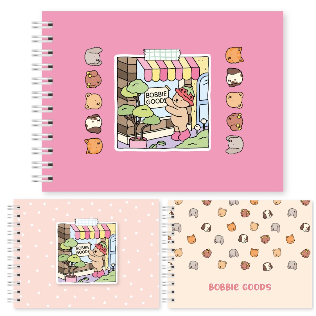 Livro de Colorir Bobbie Goods 100 Folhas ou 50 Folhas 180G Caderno de Desenho Pintura Coloring Book