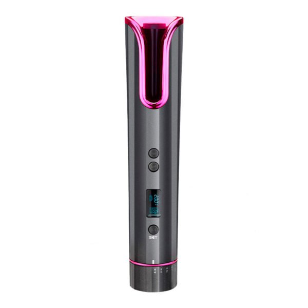 Modelador De Cabelos em Cachos Portátil Recarregável USB Tela de temperatura em LCD
