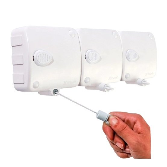 Varal Retrátil Automático Modular Stendmax 6m Cada Corda Suporta 6kg